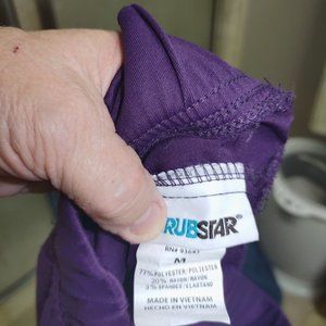 Purple Scrubstar Scrub pants
